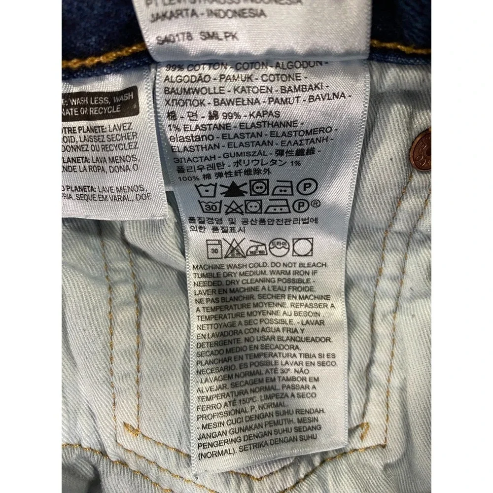 Levis 501 Jeans Mens 36x36 (34x33.5)‎ Blue Denim Straight Button Premium Big E